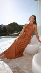 Frances Maxi Dress - Rust