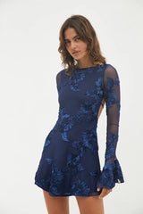 Celeste Mini Dress Navy