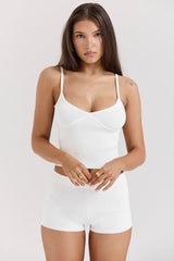 White Dainty Knit Top