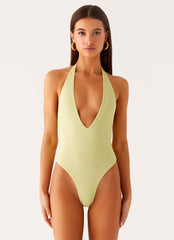 Delia One Piece Swimsuit - Lime