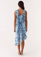 Fariday Midi Dress - Opulent Blue