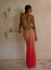 Feliciana Maxi Skirt - Sunset Ombre