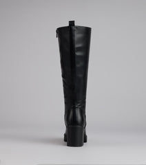 City Edge Wide Calf Platform Boots