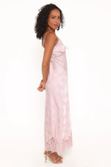 Melita Lace Maxi Dress - Pink