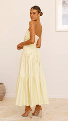 Lola Maxi Dress - Yellow