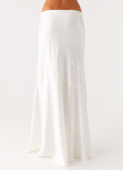 Dasie Lace Maxi Skirt - White