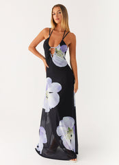 Enrika Maxi Dress - Flower Print