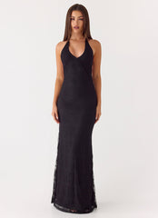 Knowles Lace Maxi Dress - Black