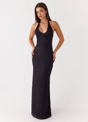 Knowles Lace Maxi Dress - Black
