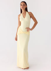 Maribelle Maxi Dress - Lemon