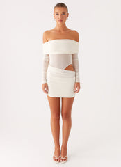 No Doubt Mini Dress - Ivory