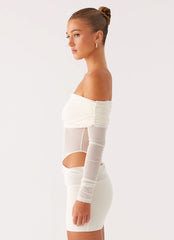 No Doubt Mini Dress - Ivory