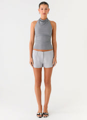 Rosana Halter Top - Grey