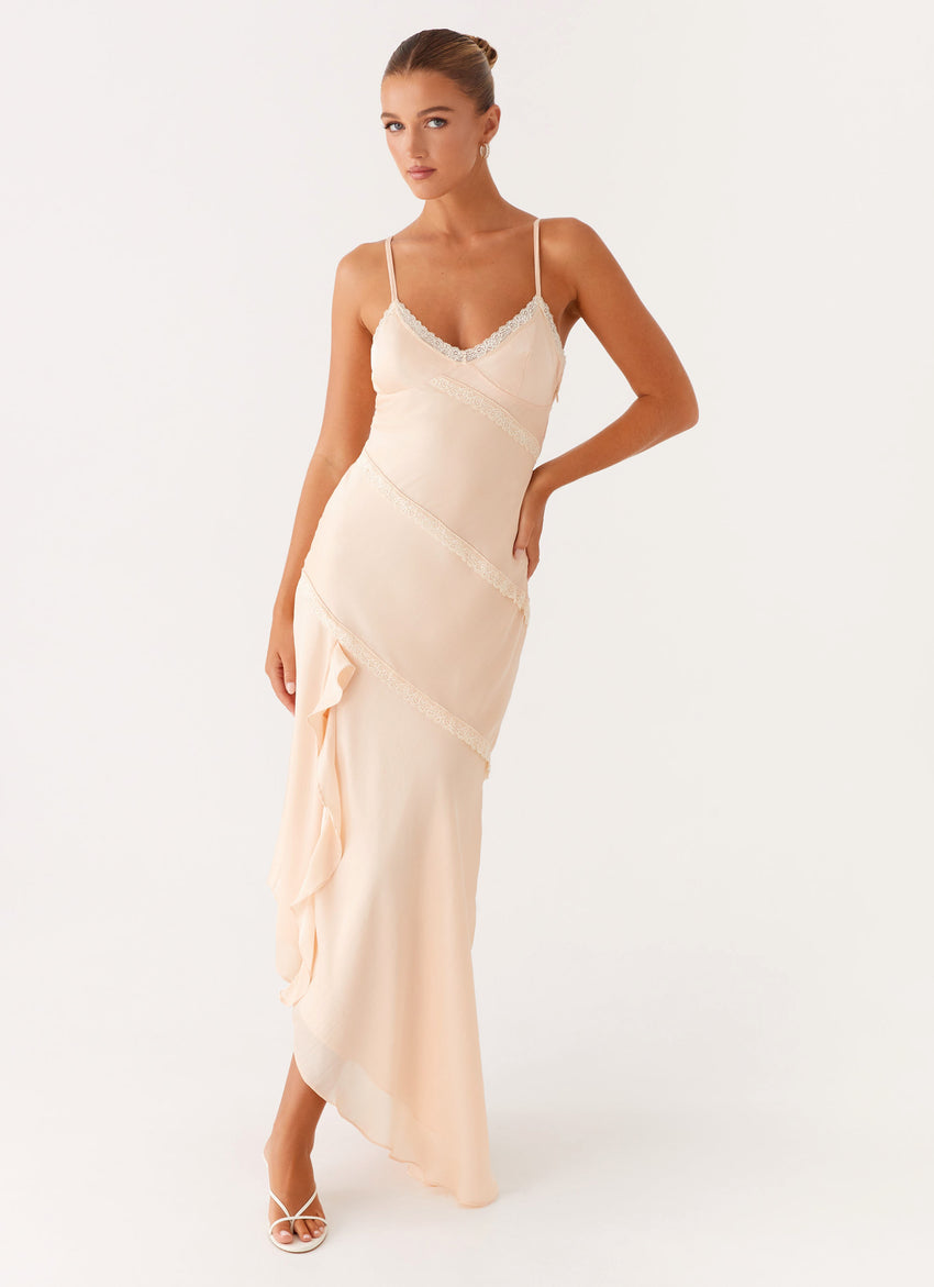 Solana Maxi Dress - Peach