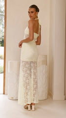 Annika Maxi Dress - Lemon