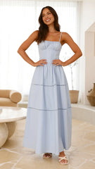 Isabella Maxi Dress - Blue